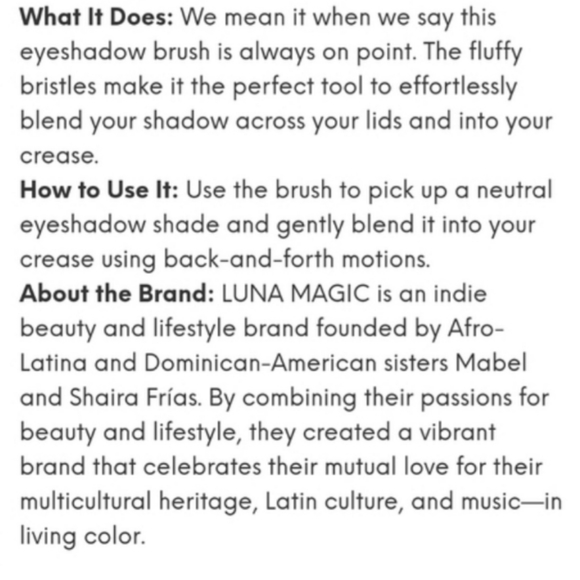 🖌 Luna Magic Always On Point Eyeshadow Brush - Picture 6 of 6